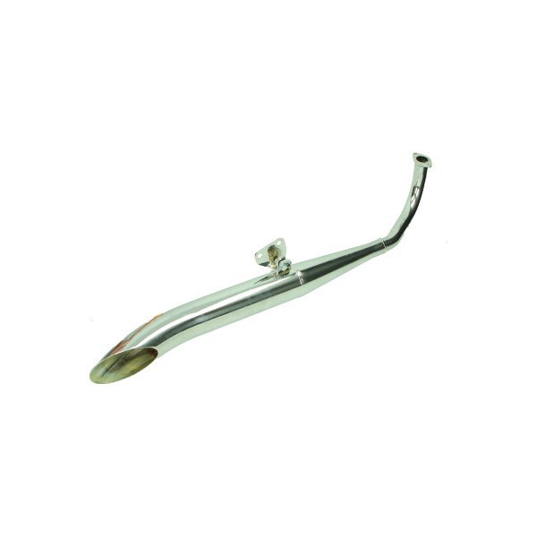 uitlaat side pipe (made in EU) chroom tomos