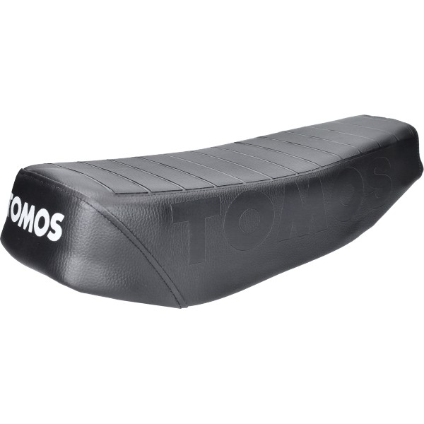 buddyseat (made in EU) met logo L/R zwart tomos