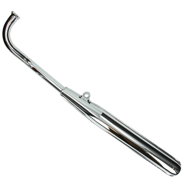 uitlaat tecno standaard model (made in EU) 28mm chroom tomos