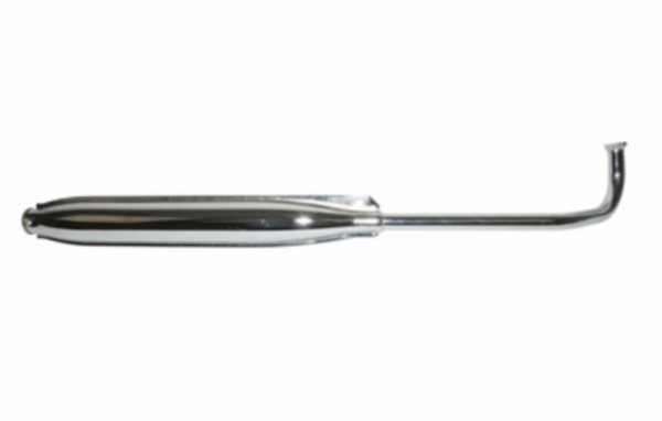 uitlaat standaard model 45km (made in EU) 22mm chroom Tomos A3