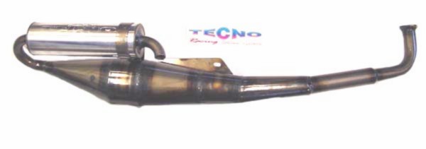 uitlaat tecno rev. estoril (made in EU) blank/alu Tomos A3
