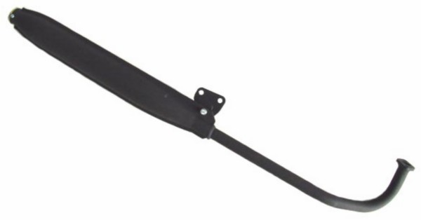 uitlaat tecno mod. std snel euro-2 (made in EU) 22mm zwart a35