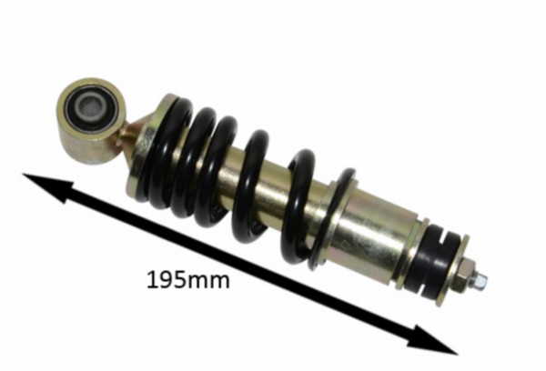 schokbreker DMP 195mm zwart fox