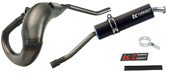 uitlaat Turbokit e-keur links 07-2018 blank/zwart senda, sx
