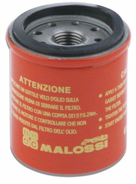 oliefilter malossi beverly, gts 300, gts alle mod., mp3, primavera 125 4t, runner 200cc vxr, sprint 125 4t 0313382