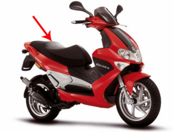 buddyseat Piaggio origineel compleet runner rst 624429