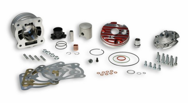 cilinder met kop malossi mhr testa rossa 2t team 2 47.6mm minarelli hor lc, sco piaggio lc 3115901