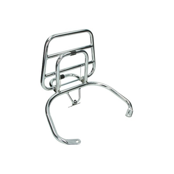 achterdrager Regia opklapbaar (made in EU) chroom lxv, vespa S, vespa lx