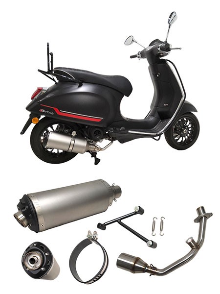 uitlaat Power1 euro-4 Evo-1 aluminium primavera, sprint, zip 4t