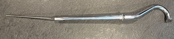 uitlaatbocht lang std model 22mm (made in EU) chroom puch maxi