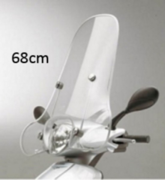 windscherm Piaggio origineel hoog + bev. set 68cm liberty rst 657155