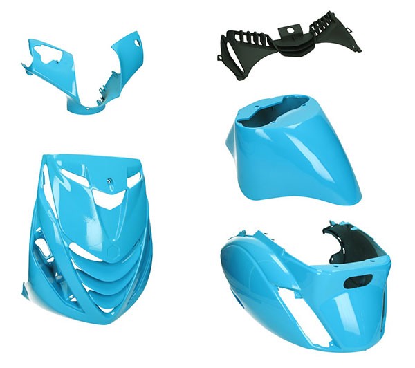 plaatwerkset DMP model SP EVO-1 sky blauw 5-delig zip2000