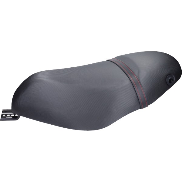 buddyseat sport euro-2/4/5 rode stiksels zwart zip 4t