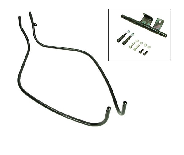 sierbeugelset Regia voorzijde (made in EU) glans zwart lx, vespa, vespa S