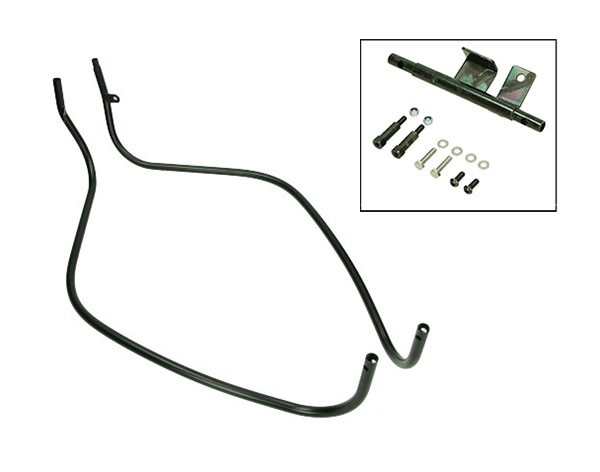 sierbeugelset Regia voorzijde (made in EU) mat zwart lx, vespa, vespa S