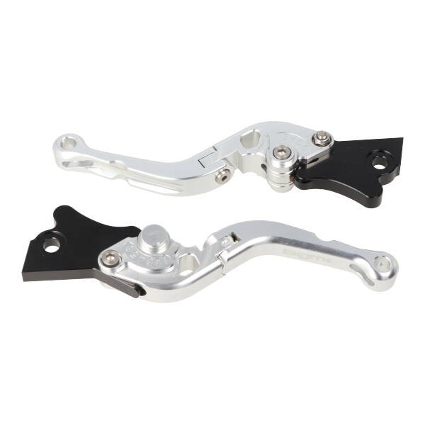 remgreepset BGM verstelbaar cnc Vespa zwart alu gts 125cc, gts 250cc, gts 300=op=op