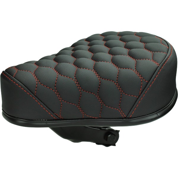 zadel (made in EU) laag RS6 zwart/rood puch maxi, puch