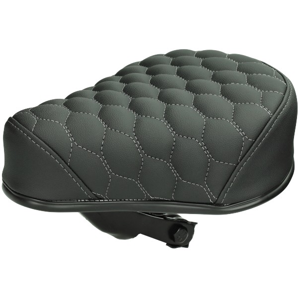 zadel (made in EU) laag RS6 zwart/grijs puch maxi, puch