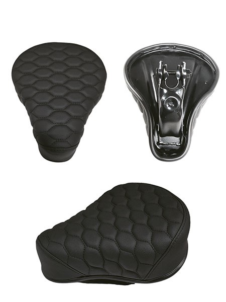 zadel (made in EU) laag RS6 zwart/zwart puch maxi, puch