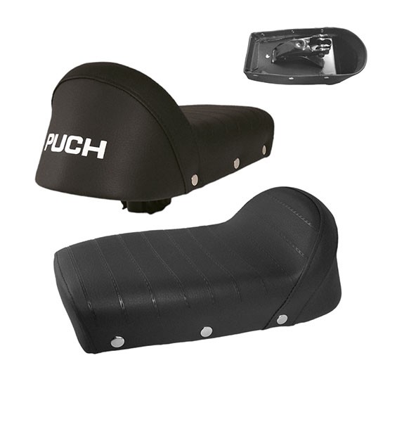 buddyseat kort met opdruk sport zwart puch maxi