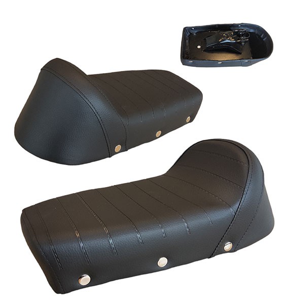 buddyseat kort zonder opdruk Sport zwart kreidler, sachs, puch maxi