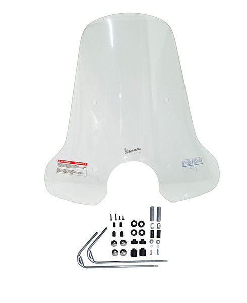 windscherm Piaggio origineel met bevestigingsset hoog 2019-2022 helder gts 125cc, gts 250cc, gts 300 1b006338