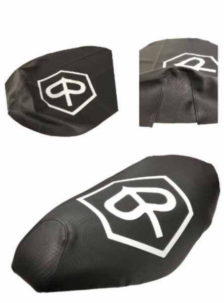 buddydek + logo (made in EU) zwart/wit zip, piaggio, zip2000sp