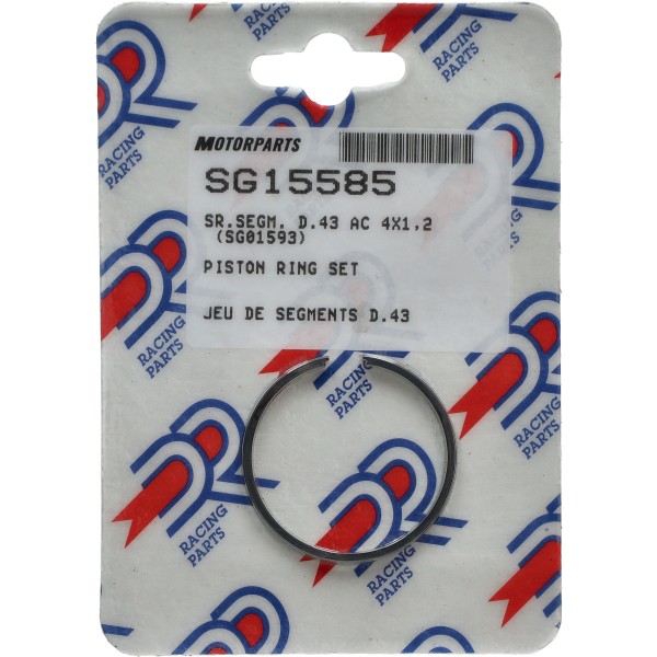 zuigerveerset dr 43mm ciao, citta, vespa