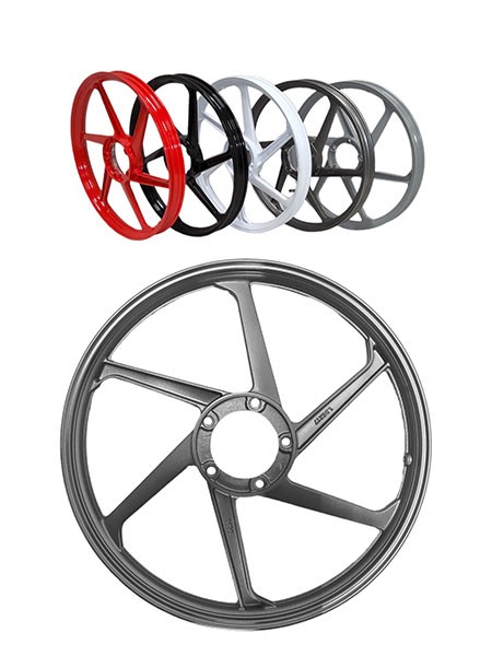voorwiel/achterwiel fast-arrow aluminium sport-1 6 spaaks 17-inch antraciet puch maxi