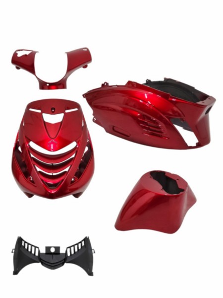 plaatwerkset DMP model SP RS-1 air rood bordeaux glans 5-delig zip2000