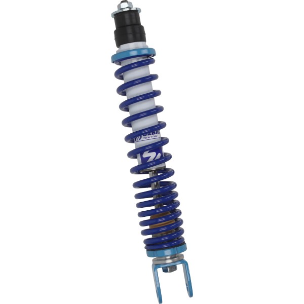 schokbreker sebac achter hydraulisch blauw/wit lxv, vespa S