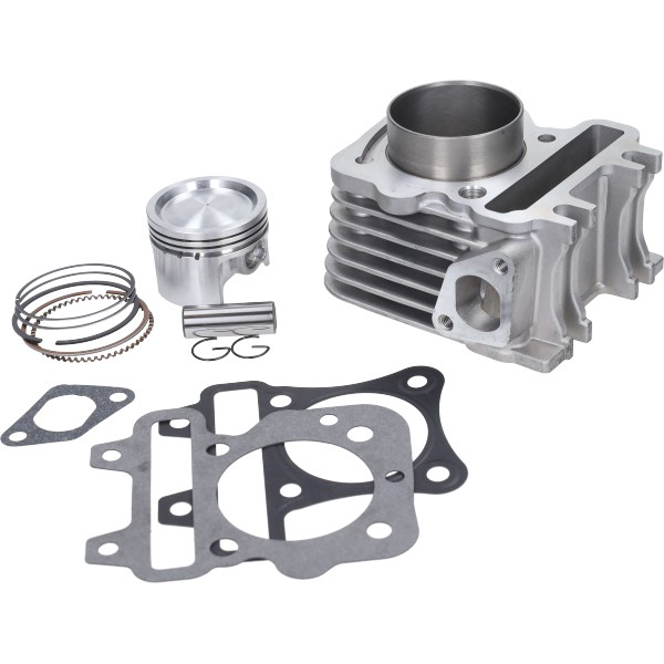 cilinder Power1 + zuiger aluminium euro2/3/4/5 80cc 49mm sco piaggio 4T