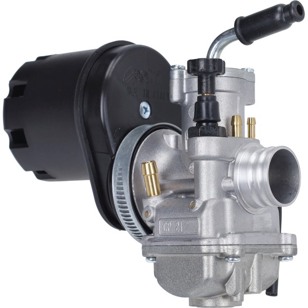 carburateurset polini + spruitstuk 21mm ciao, citta, si, bromfiets vespa 201.2106