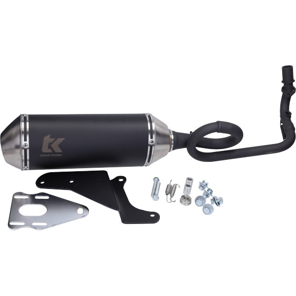 uitlaat Turbokit e-keur euro-5 '21-'24 zwart alu gmax, sprint, primavera m4t210
