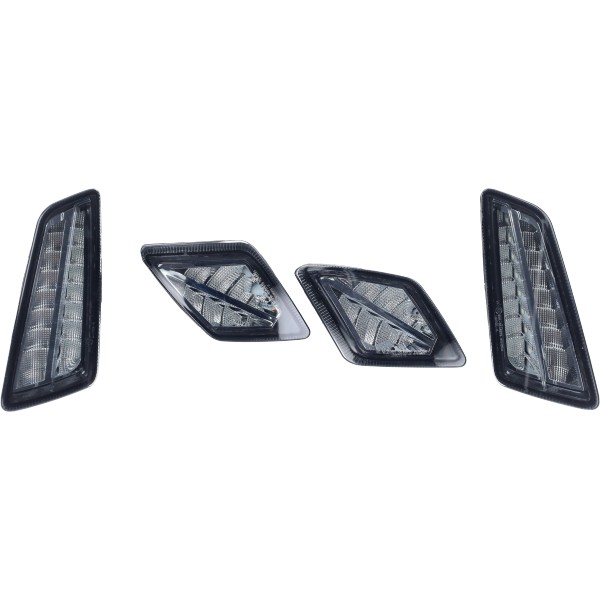 knipperlichtset Moto-Nostra led euro-4/5 E-keur 2023> voor/achter smoke 4pcs gts 125cc, gts 300 mn633ktb