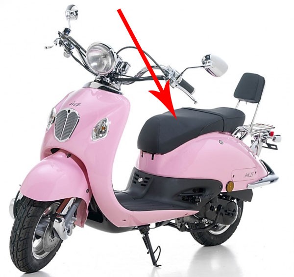 buddyseat Benzhou origineel zwart china retro/torino 110100000bz