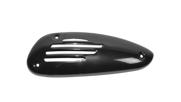 hitteschild DMP uitlaat zwart china lx/napoli, china vespa S, gts toscana, riva, sco gy6, vx50