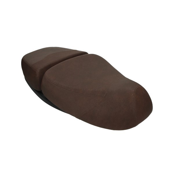 buddyseat dubbel leder look bruin donker china lx/napoli, riva, vx50=op=op