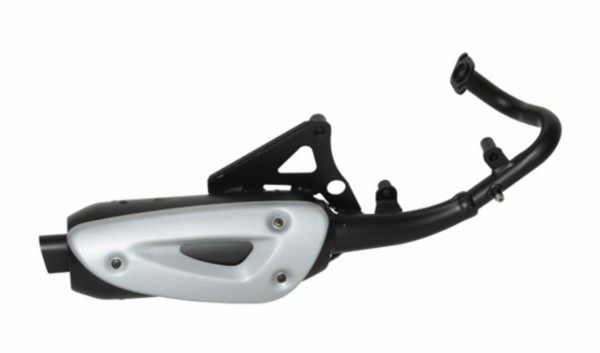 uitlaat tecno standaard model straight (made in EU) zwart euro-x
