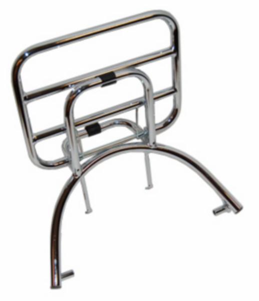 achterdrager Regia opklapbaar (made in EU) Sym chroom mio