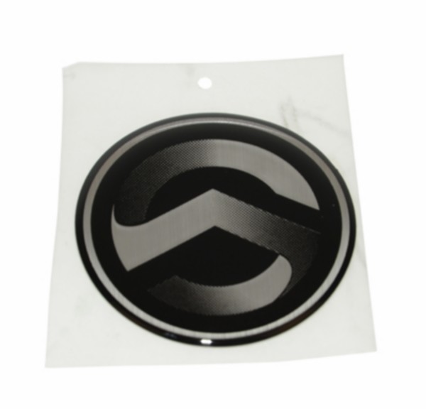 sticker Sym origineel logo rond 40mm cello/allo, euro-x, fiddle, fiddle 2, jet, orbit, sym dd 2t, symphony, symphony sr, tonik, xpro 87123-h85-000