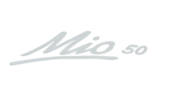 sticker Sym origineel voorscherm woord [mio50] wit mio 87128-a70-000-t1