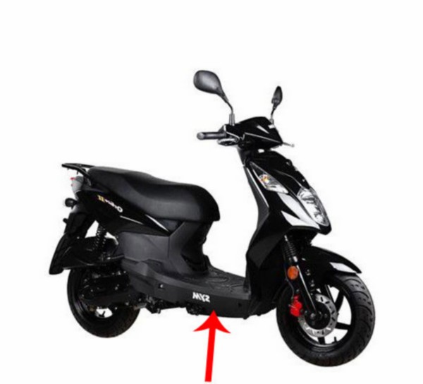 onderspoiler zwart orbit 2, xpro