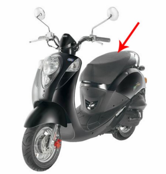 buddyseat Sym origineel zwart mio 77200-a7a-000-t3