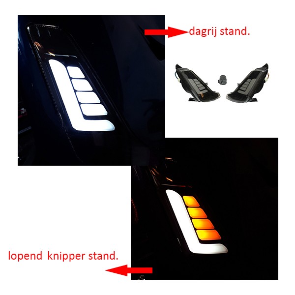 knipperlichtset DMP led matrix tube euro 4 voor smoke fiddle 2
