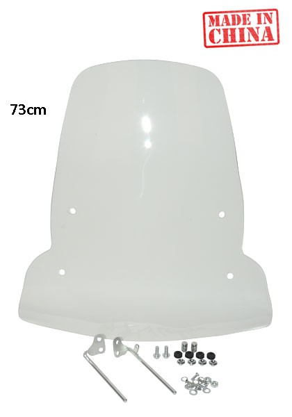 windscherm DMP met bevestigingsset hoog 73cm helder mio