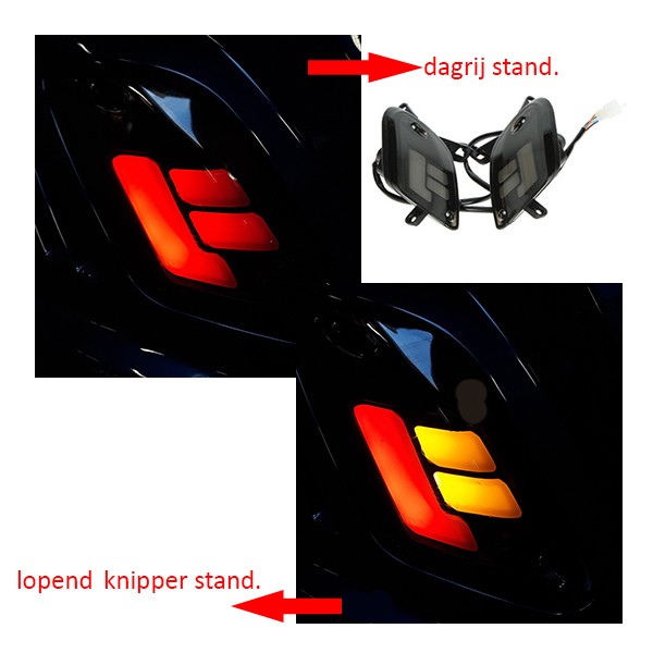 knipperlichtset DMP led matrix tube euro 4 achter smoke fiddle 2