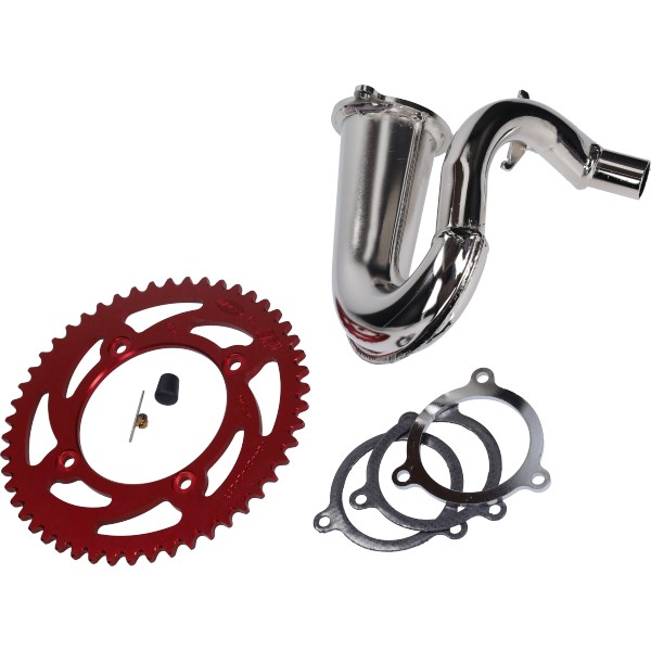 uitlaatbocht 101 octane euro-4 opvoerkit chroom beta track, beta rr50