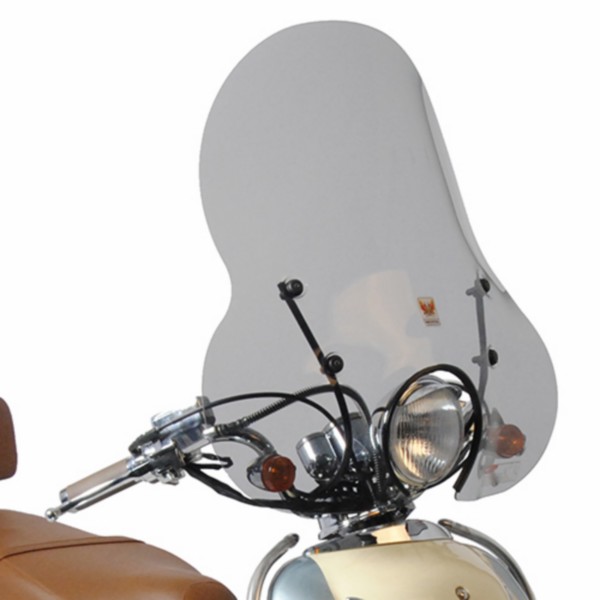 windscherm isotta met bevestigingsset hoog smoke BTC Grande Retro Old Luxe