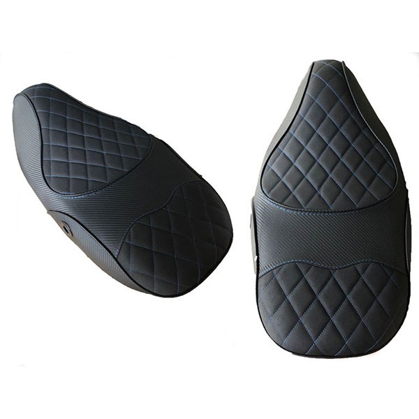 buddydek Regia (made in EU) luxe stiksel zwart/blauw sprint